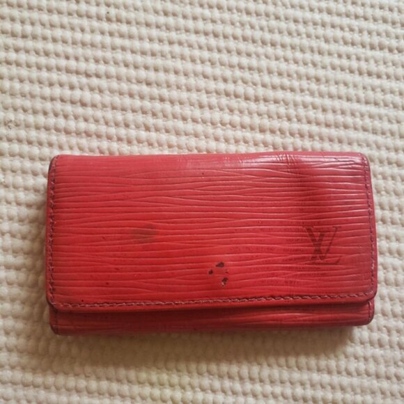 Louis Vuitton Epi Leather Key Holder Wallet - Red - Rehab Project - Picture 2 of 8